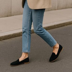 Franco sarto jasmine smoking loafer leather upper. Slim 8